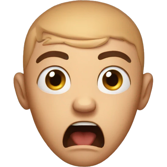 Scared emoji