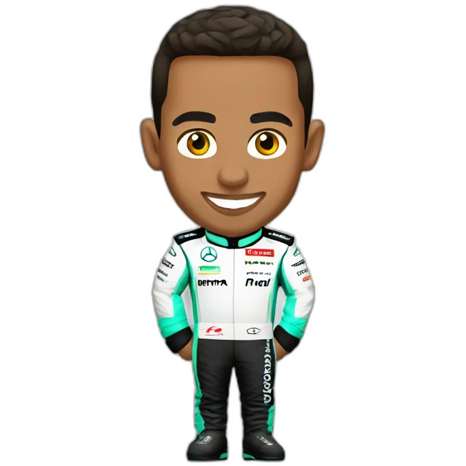 Lewis hamilton in mercedes f1 emoji