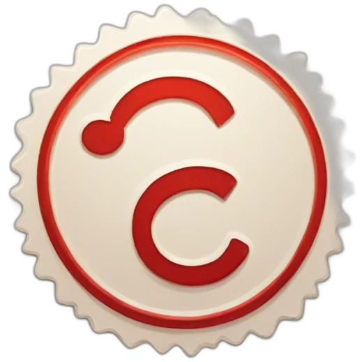 red stamp with word approved emoji
