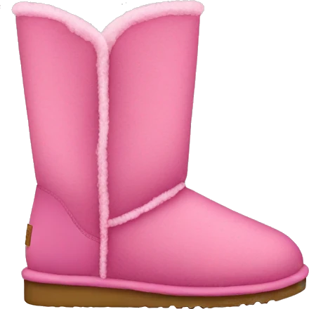 Uggs pink with bowns  emoji