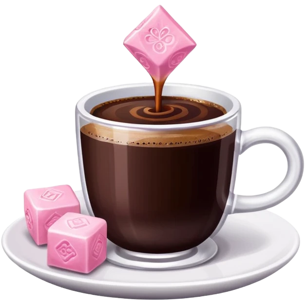 turkish coffe with turkish delight emoji