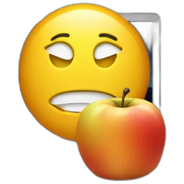 macbook on table emoji