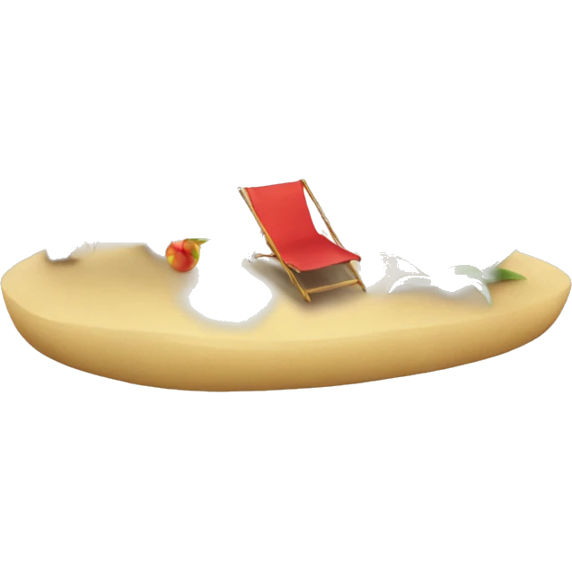 Cuban beach emoji