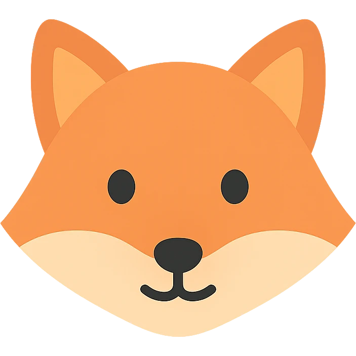 apricot fox emoji