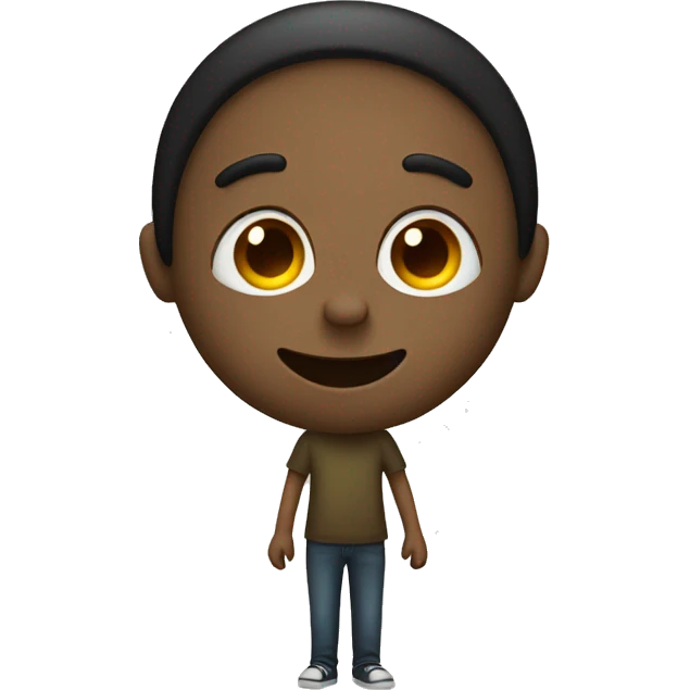 Cute stick figure emoji emoji