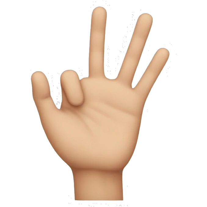 Emoji with hand emoji