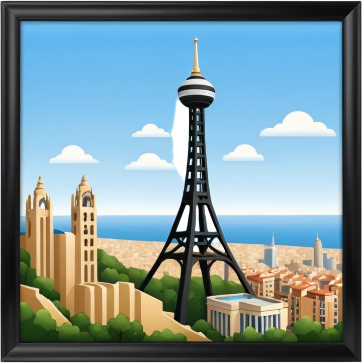 teleferico barcelona emoji