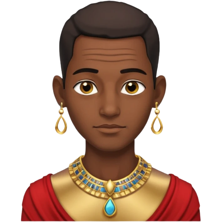 farao in egypt man earring emoji