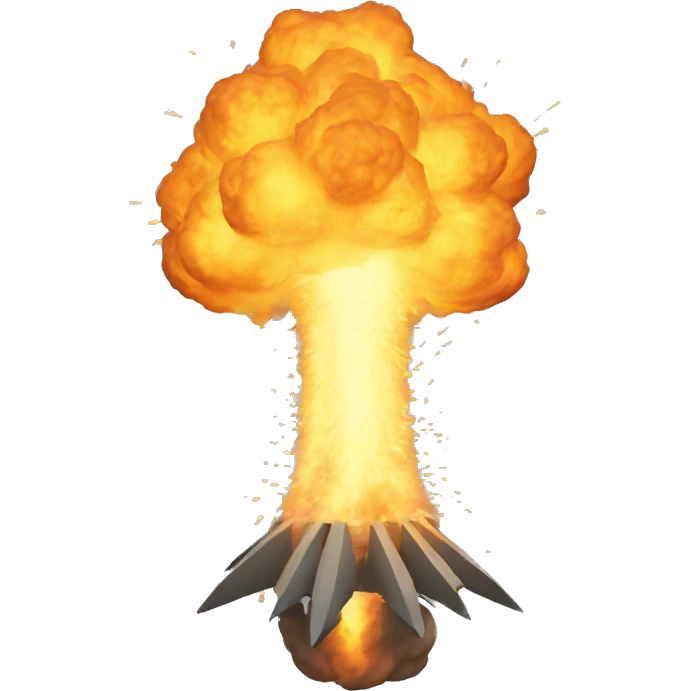 exploding vulcan emoji