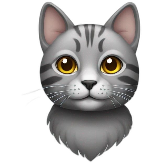 gray beehive cat emoji
