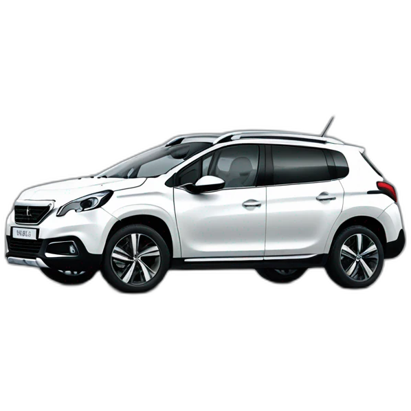 Peugeot 2008 White sport emoji