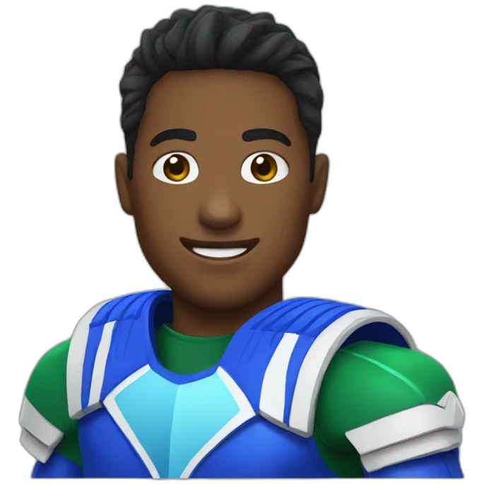 blue power ranger emoji emoji