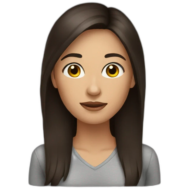 woman brunette emoji