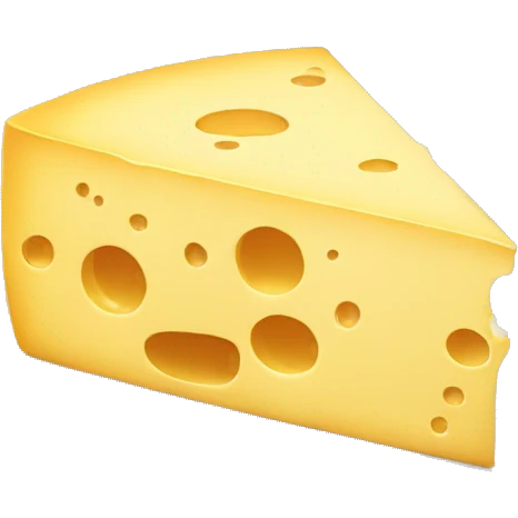 cheese with hidden face emoji