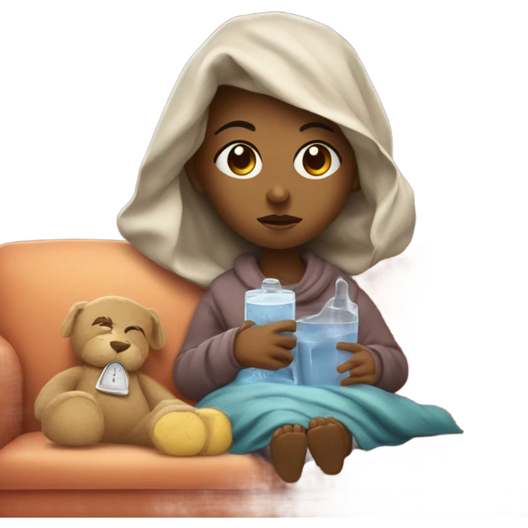 Daughter flu
 emoji