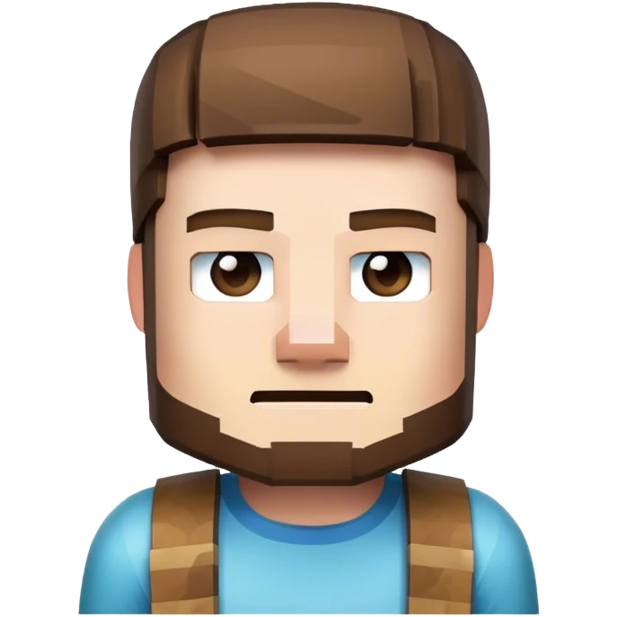 Minecraft Steve emoji