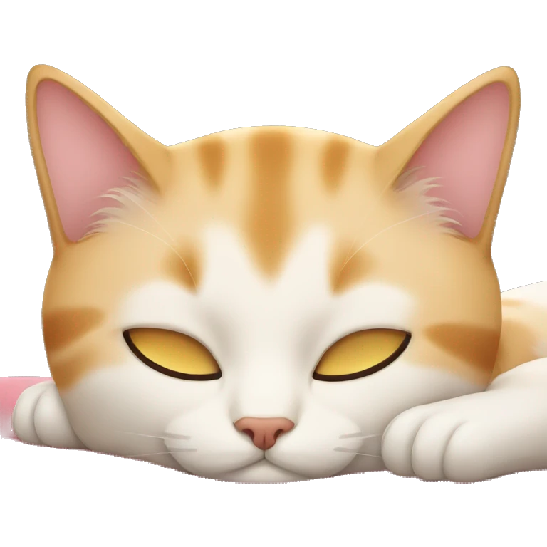 Cat sleeping  emoji