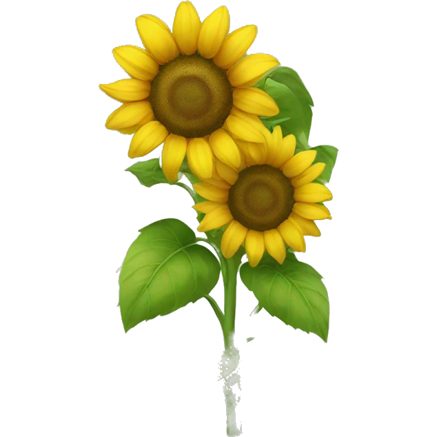 sunflower hugging emoji
