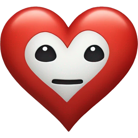 A boom in a heart  emoji