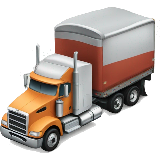 Semi truck  emoji