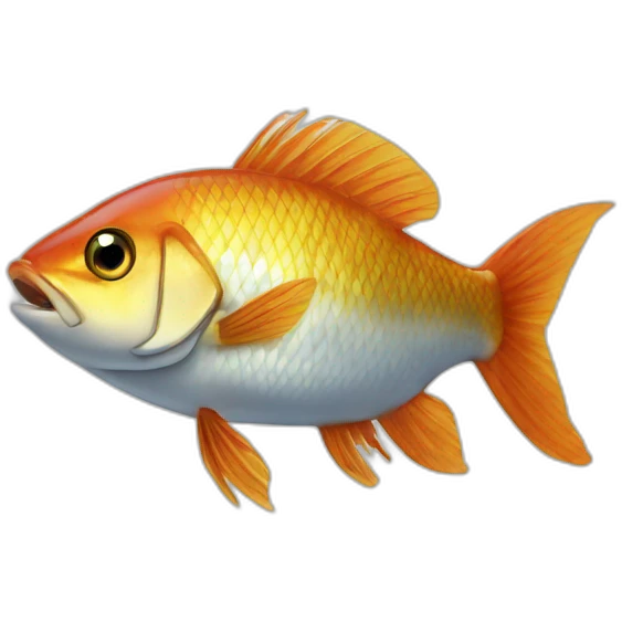 Poisson combattants beau emoji