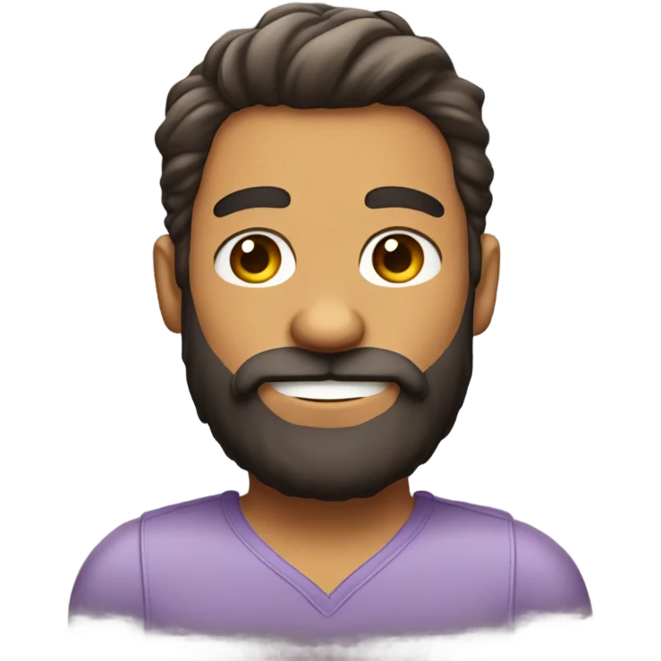 Gay hirsute man emoji