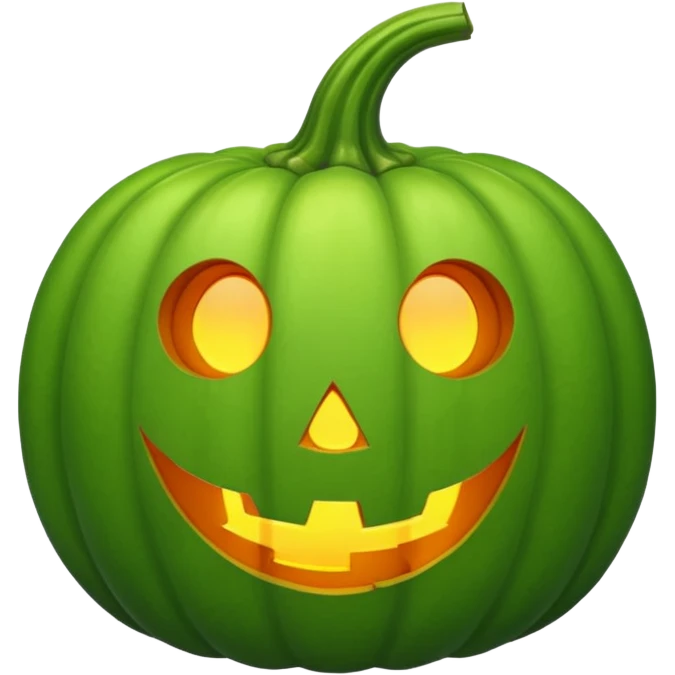 green sweet pumpkin emoji