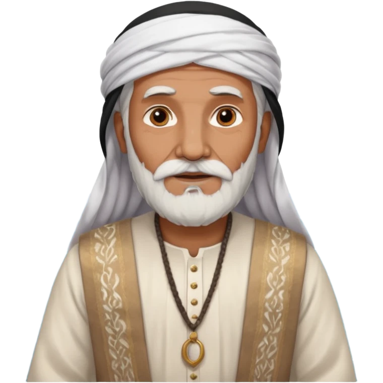 old emirates guys wearin gUAE cloths with white beared .. he works in the sea emoji