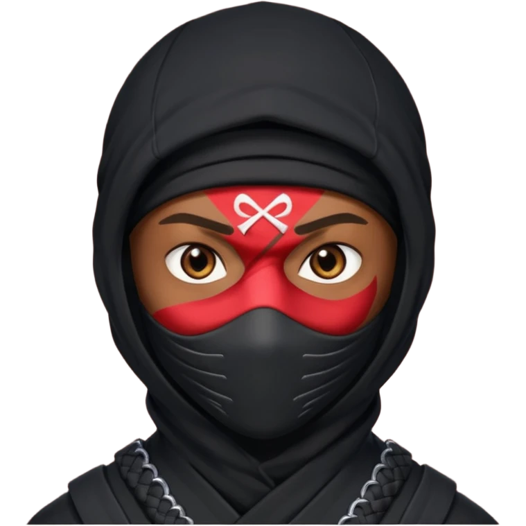 Ninja ojos de corazónes hombre emoji