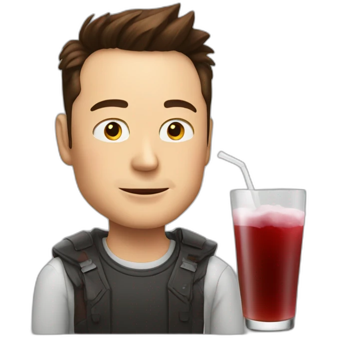 elon musk drink emoji
