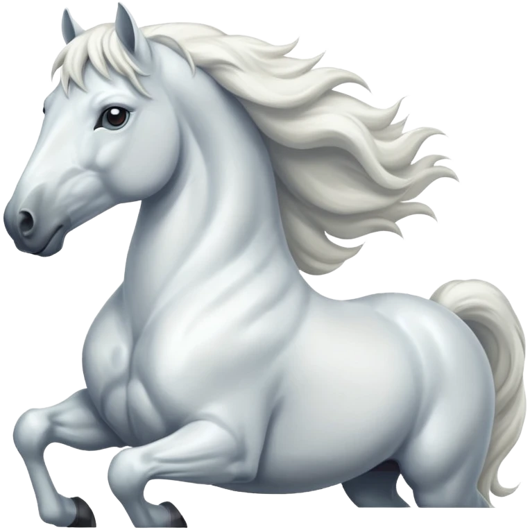 white horses emoji