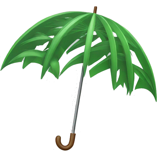 umbrella like palm emoji