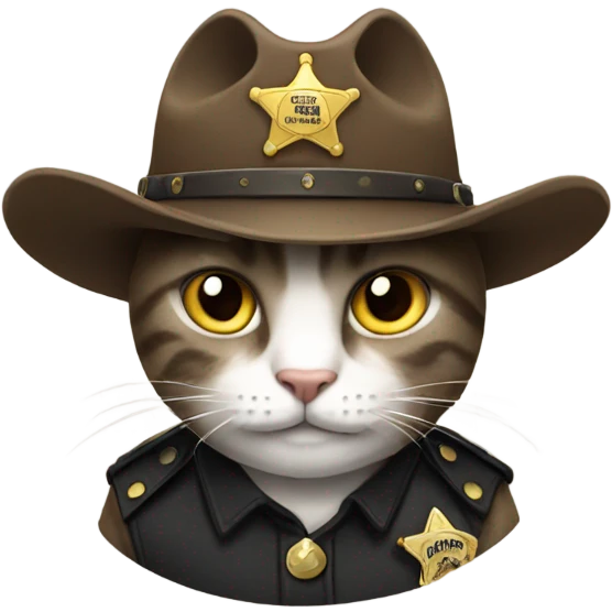 cat sheriff emoji