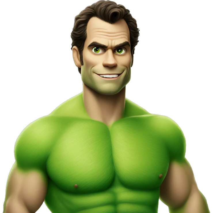 henry cavill as grinch emoji