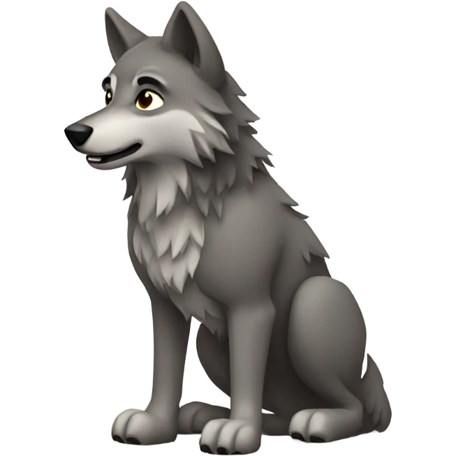 Wolf road emoji