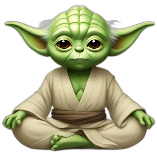 Yoda yoga emoji