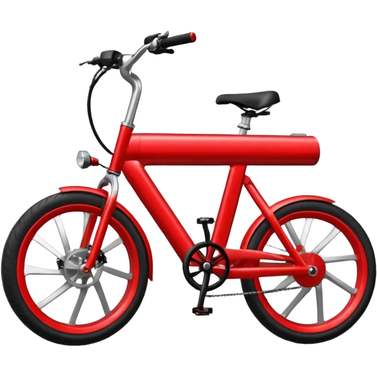 red electric bicycle emoji