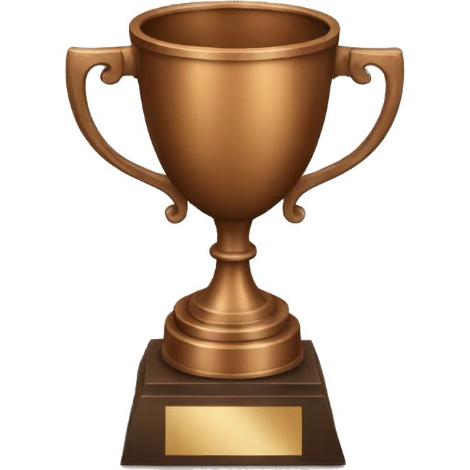 bronze trophy emoji