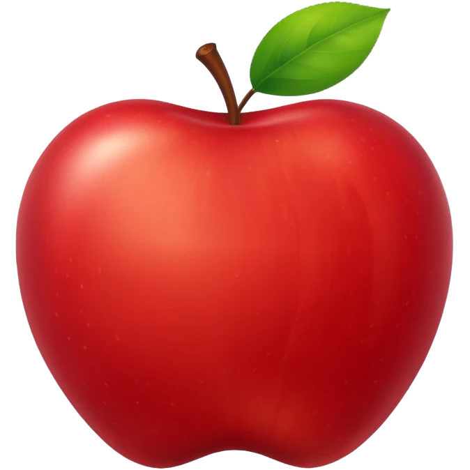 emoji de una manzana emoji