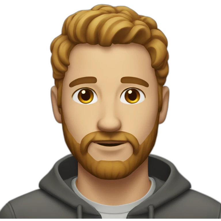 Men with a light beard and anoint on forehead  emoji