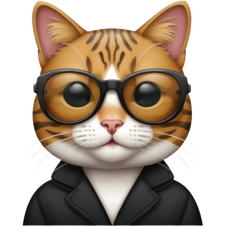 Cat wearing sunglasses emoji