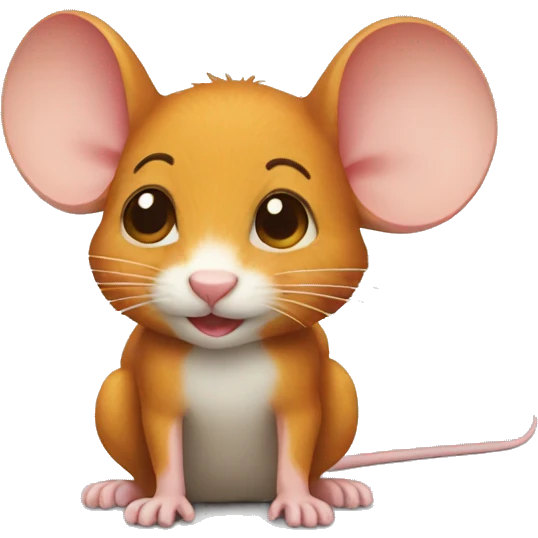 Ginger mouse  emoji