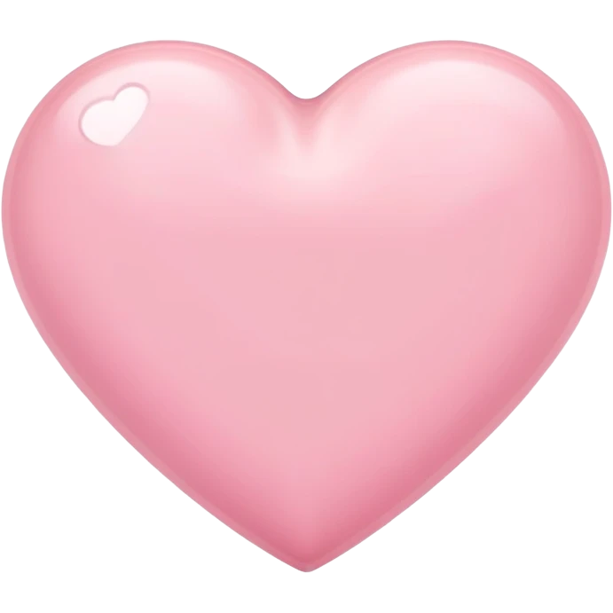 pastel pink heart emoji