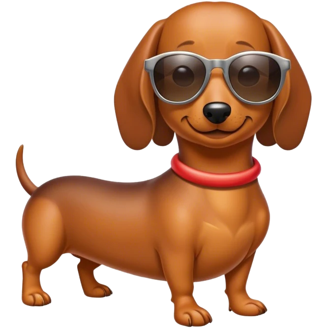 weenie with sunglasses emoji