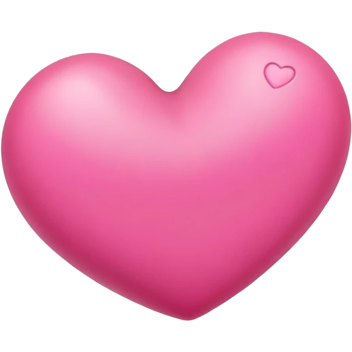 heart-shaped cartoon butt, fun and colorful emoji