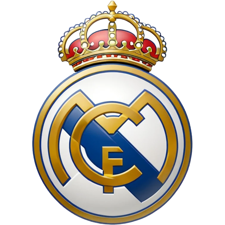 Real Madrid logo drawing  emoji