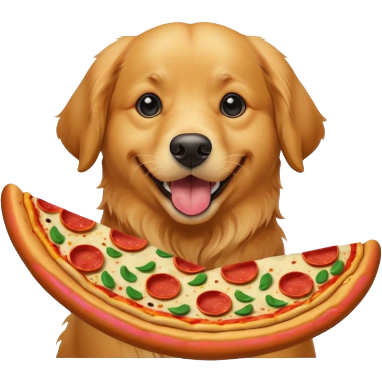 Pizza dog emoji