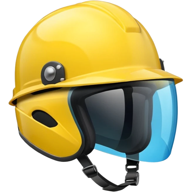 yellow helmet  emoji