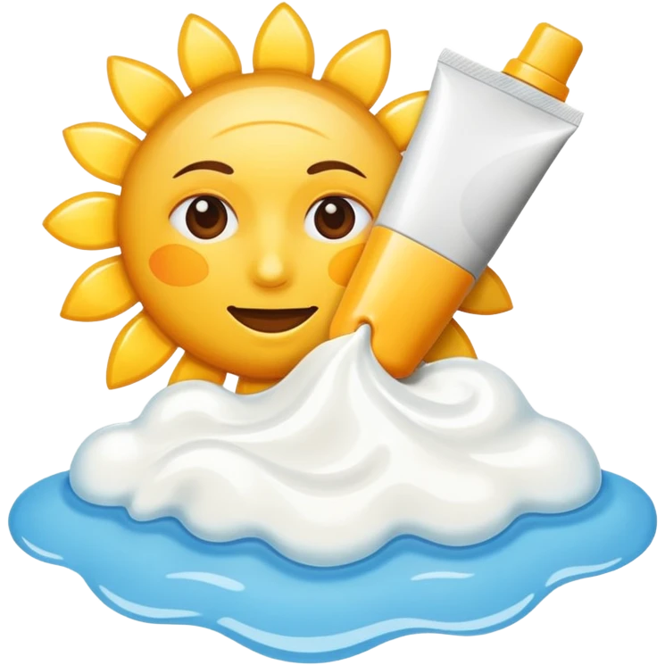 Suncream emoji