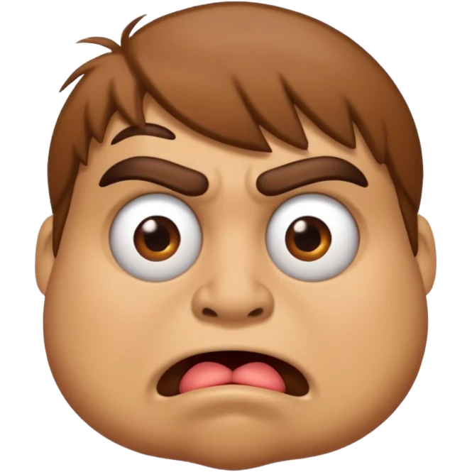 Grug making a stupid face emoji